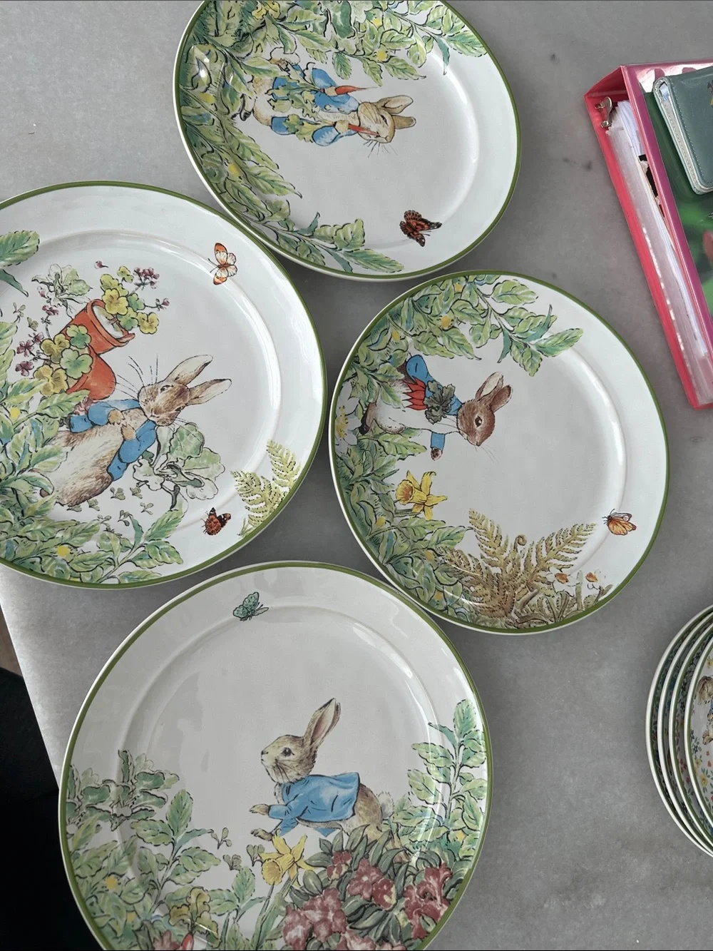 Pottery Barn Beatrix Potter Peter Rabbit set of 8
